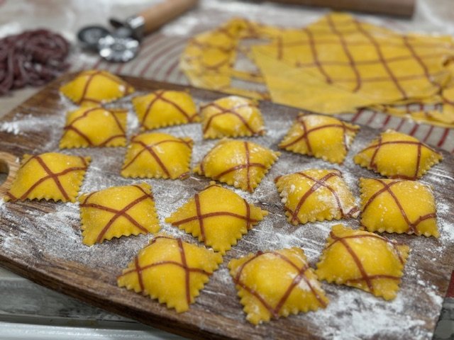 Striped Ravioli